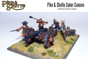 Pike and Shotte - English Civil War Saker Cannon