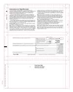 1098 Mortgage Interest Copy B 11" Z-Fold, Pressure Seal Tax Forms (1098MORT)