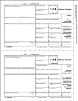 1099-INT Interest Payer or State Copy C Cut Sheet (BINTPAY05)