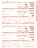 1099-R Retirement Fed Copy A Cut Sheet (BRFED05)