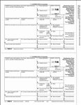 1099-R Retirement Rec Copy C and/or State, City or Local Copy Cut Sheet (BRREC05)