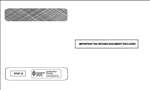 Double Window Envelope for 4-Up Horizontal W-2 Self-Seal (5218)