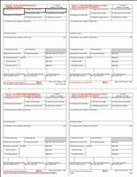 W-2 Employee 4-Up Box Copy B, C, 2 and 2 or Extra Copy (BW24UP05)