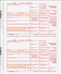 1099-MISC 4Part Continuous Tax Form***