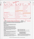 W-3 Transmittal of Income 2-Part 1-Wide Carbonless***