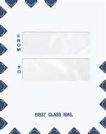 Double Window First Class Mailing Envelope Peel & Close
