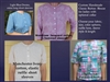 Ladies Blouse Classic Button Front Cotton Prints & Plaids all sizes