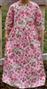 Girl Classic Dress  Penelope Pink floral cotton size 8 X -long