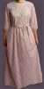 Ladies Edwardian Dress Crocus Floral Cotton Lawn size 12