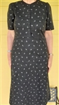 Ladies Classic Dress Wayside Black floral cotton size 8