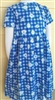 Girl Knit Dress cotton Blue Garden floral size 12