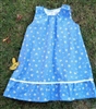 Baby Girl Jumper Peasant Flower Show Blue Floral cotton size 3