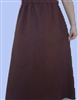 Girl A-line Skirt Dark Brown Polyester size 8