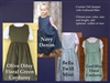 Girl Jumper Denim, Flannel or Corduroy with Gathered Skirt all sizes