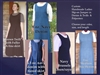 Ladies Jumper in Denim, Polyester, Linen, Twill with A-line Skirt all sizes