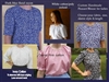 Ladies Peasant Blouse Custom Made in Solids or Prints all sizes