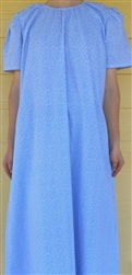 Ladies Nightgown Treasures in the Attic Light Blue cotton size M 10 12