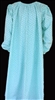 Ladies Nightgown Seafoam Aqua Flannel cotton size M 10 12