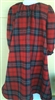 Girl Loungewear Gown Dress Tahoe Red Plaid Flannel cotton size S 5 6