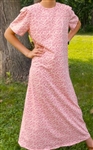 Ladies Nightgown Knit Cotton Spandex Paisley Floral size 1X 22 24