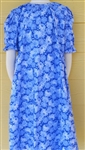 Ladies Nightgown Sunshine Blue Large floral cotton XL 18 20