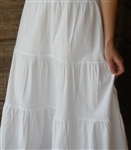 Petticoat Cotton White with optional Lace (adds cost) Girl XS 4 5