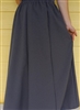 Ladies 6 Gore Skirt Medium Gray Polyester M 10 12 Tall