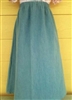 Girl A-line Skirt Heavy Denim Light Blue Jean size 7