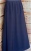 Ladies A-line Skirt Navy Blue Polyester size 2X 26 28