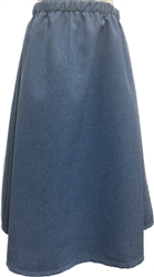 Girl A-line Skirt Medium Denim Blue Polyester size 7
