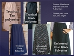 Ladies Classic A-line Skirt Polyester or Linen Dressy all sizes