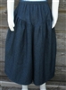 Girl Split Skirt Navy Denim & Other fabrics up to size 12