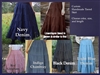 Ladies Skirt 5 Tiered Navy Denim & More all sizes