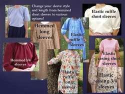 Change custom sleeve length & style for girl & ladies