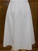 Girl Half Slip Cotton white or black all sizes