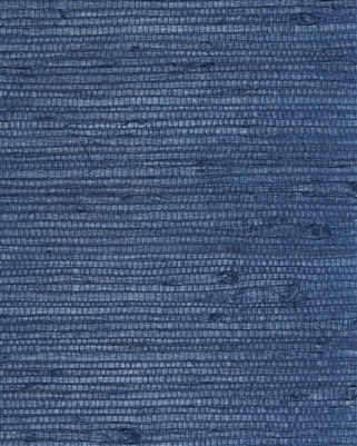 Midnight Blue Heavy Jute Natural Grasscloth