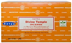 Wholesale Satya Divine Temple Incense 15 Gram Packs (12/Box)