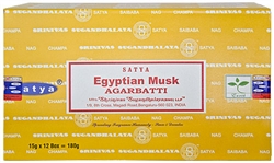 Wholesale Satya Egyptian Musk Incense 15 Gram Packs (12/Box)