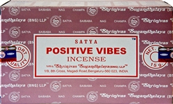 Wholesale Satya Positive Vibes Incense 15 Gram Packs (12/Box)