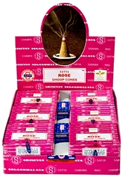 Wholesale Satya Rose Cones 12 Cones Pack (12/Box)