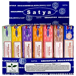 Wholesale Satya Wellness Series Incense Display 15 Gram Packs #2 (42/Packs)