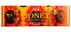 Wholesale Hem Honey Incense 8 Stick Packs (25/Box)