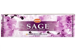 Wholesale Hem Sage Incense 8 Stick Packs (25/Box)