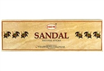 Wholesale Hem Sandal Incense 8 Stick Packs (25/Box)