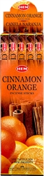 Wholesale Hem Cinnamon-Orange Incense 8 Stick Packs (25/Box)