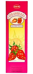 Wholesale Hem Strawberry Incense 8 Stick Packs (25/Box)