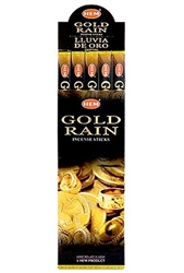 Wholesale Hem Gold Rain Incense 8 Stick Packs (25/Box)