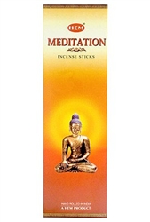 Wholesale Hem Meditation Incense 8 Stick Packs (25/Box)