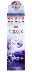 Wholesale Hem Unlock Incense 8 Stick Packs (25/Box)