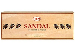 Wholesale Hem Sandal Incense 20 Stick Packs (6/Box)